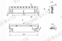 Колосник узкий 00.1603.056 6.30.26